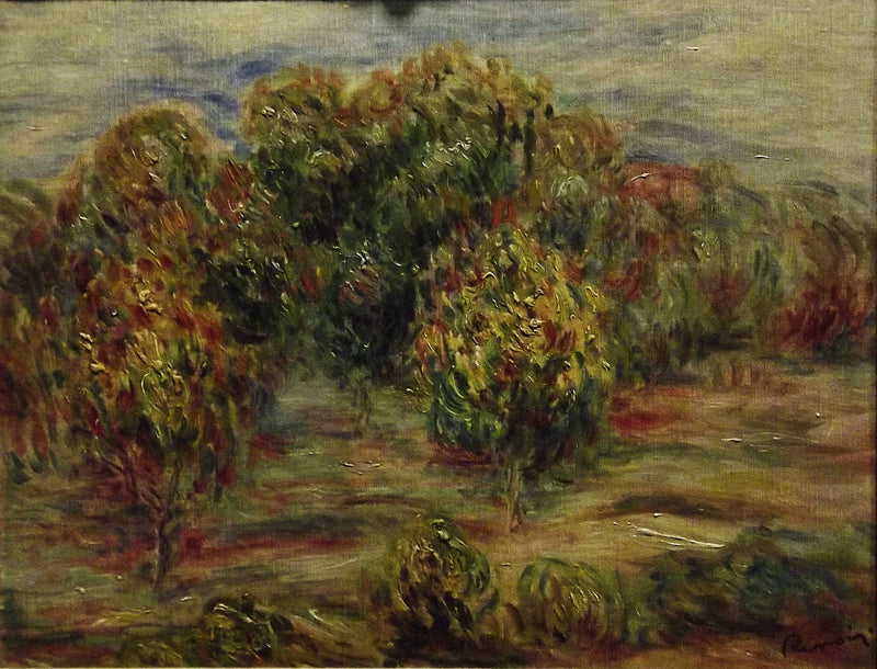 Paisaje cerca de Cagnes - Pierre-Auguste Renoir