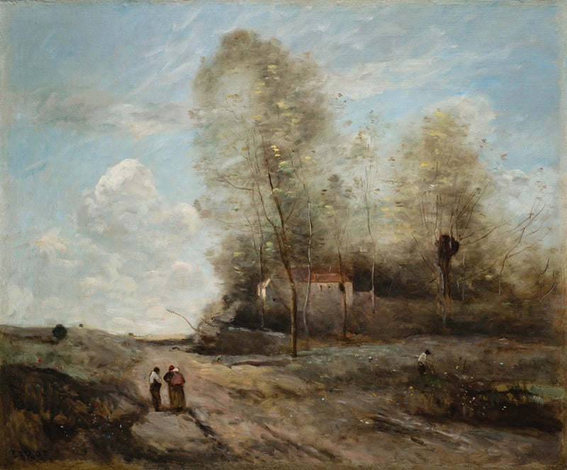 Paisaje campestre - Jean-Baptiste Camille Corot