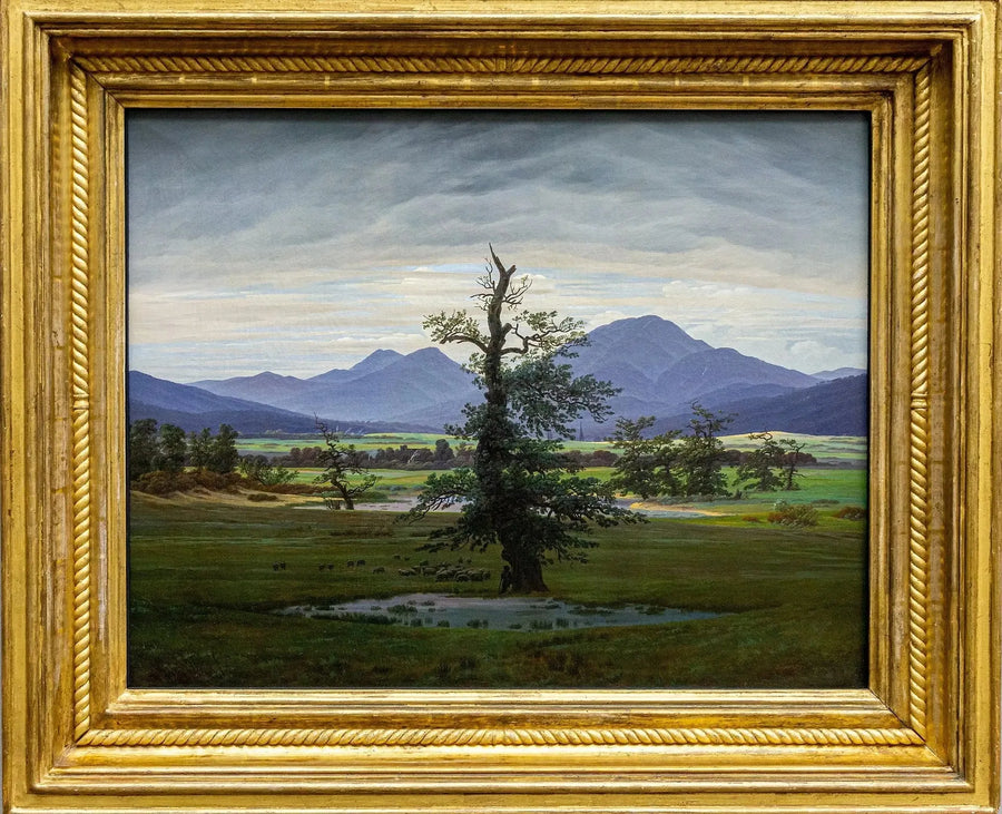 Paisaje campestre, por la mañana - Caspar David Friedrich