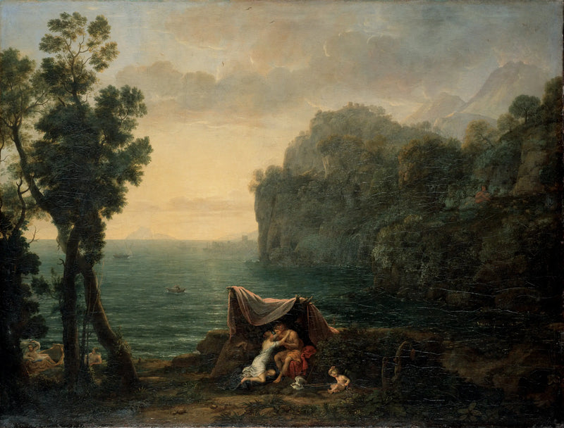 Paisaje costero con Acis y Galatea - Claude Lorrain