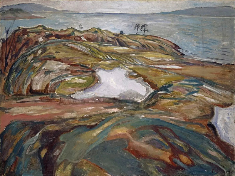 Paisaje costero - Edvard Munch