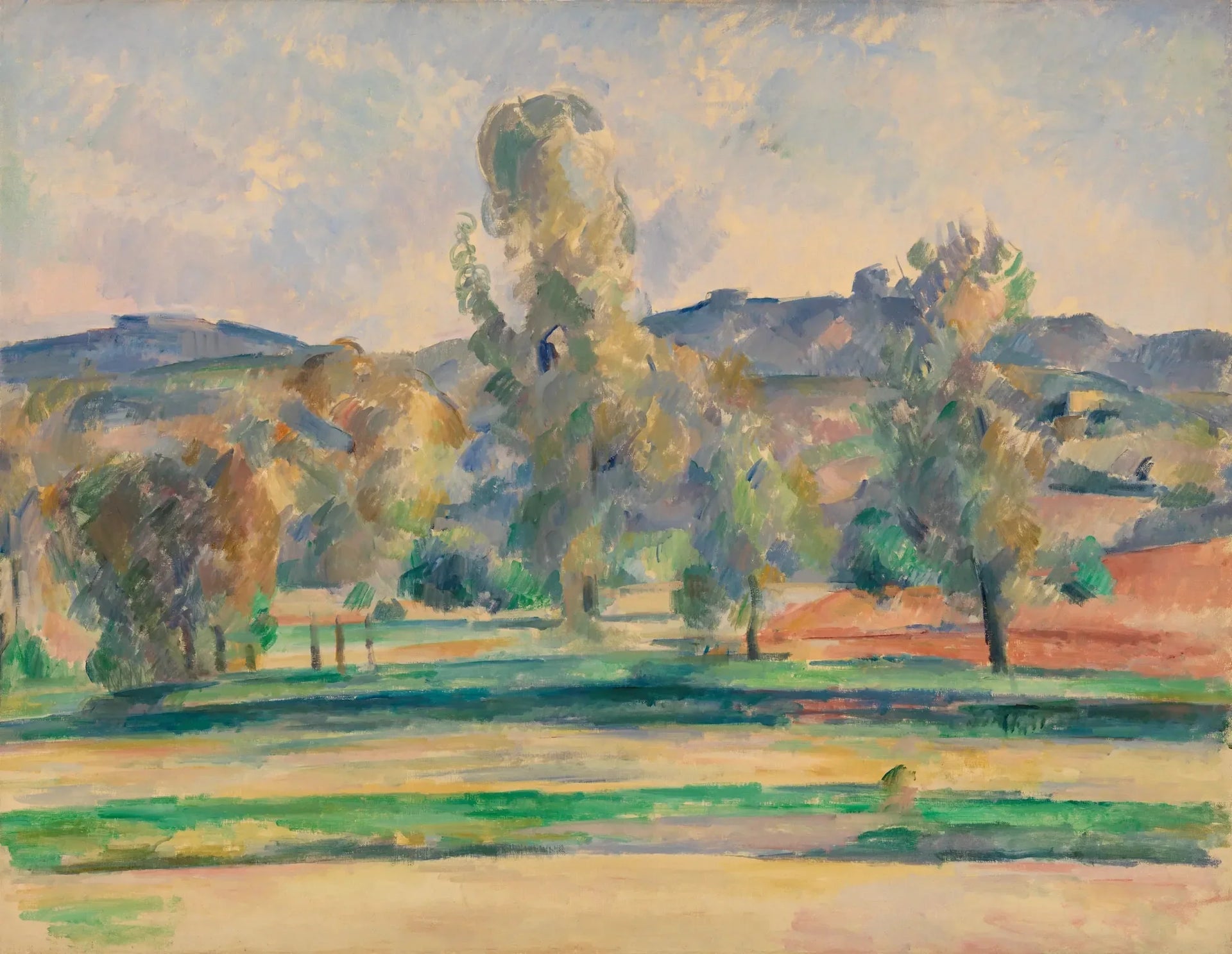 Paysage d'automne - Paul Cézanne image 1 reproduction réalisée par Alpha Reproduction