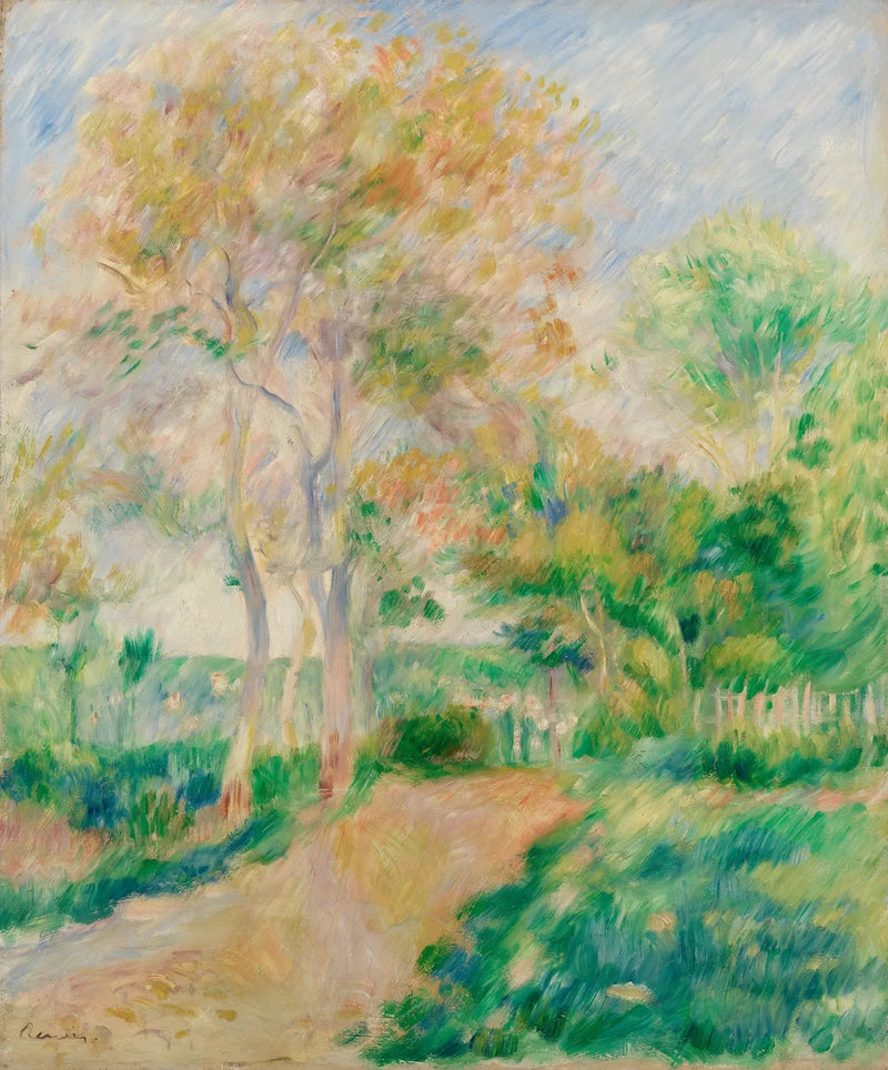 Paisaje de otoño - Pierre-Auguste Renoir