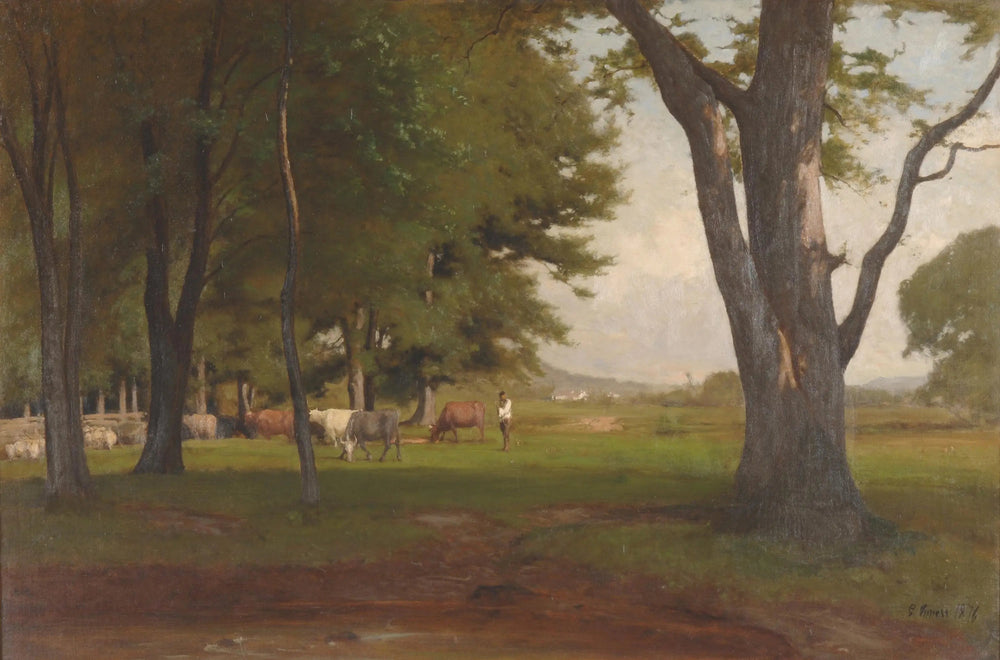 Paysage d'été - George Inness image 1 copie de tableau peinte à la main