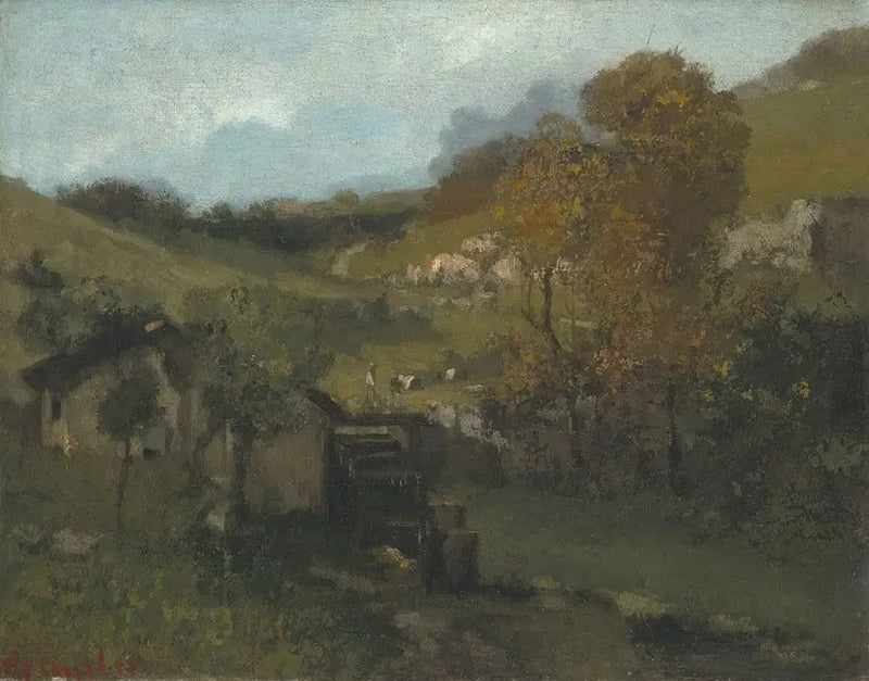 Paisaje de verano - Gustave Courbet