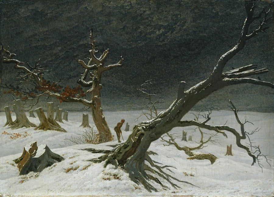 Paisaje de invierno - Caspar David Friedrich