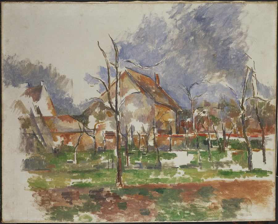 Paisaje de invierno (Giverny) - Paul Cézanne