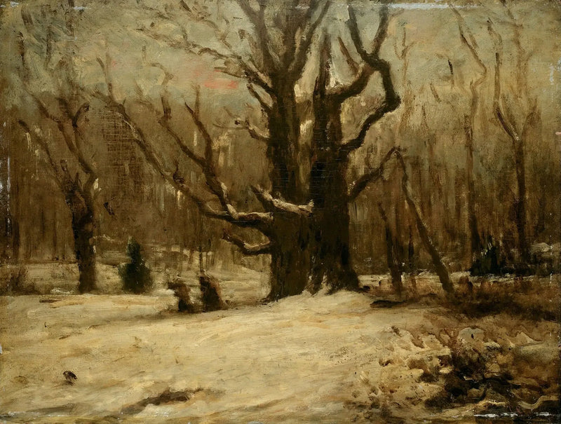 Paisaje de invierno - Gustave Courbet