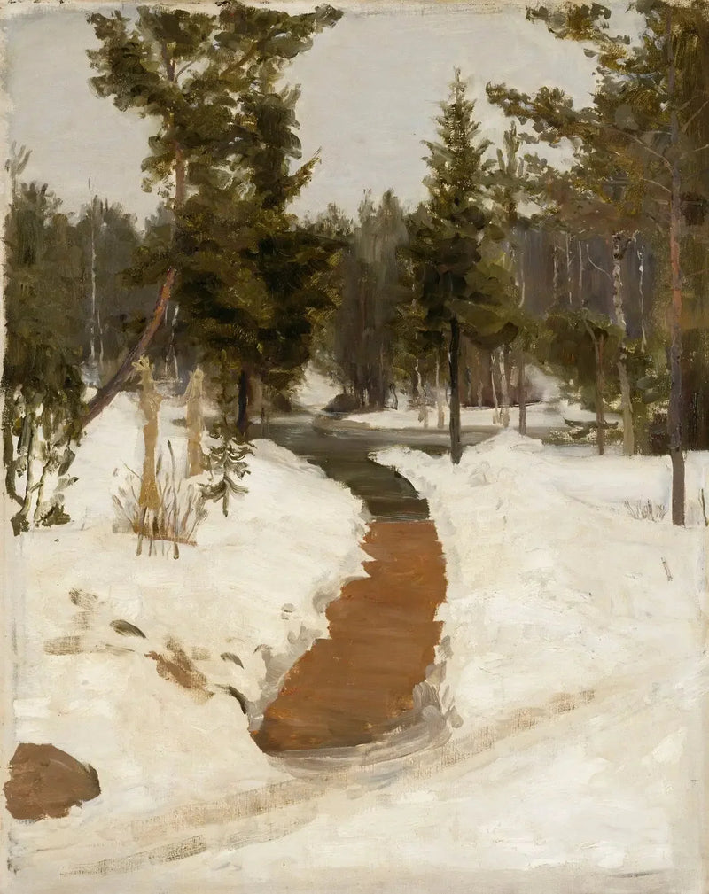Paisaje de invierno - Ilya Repin