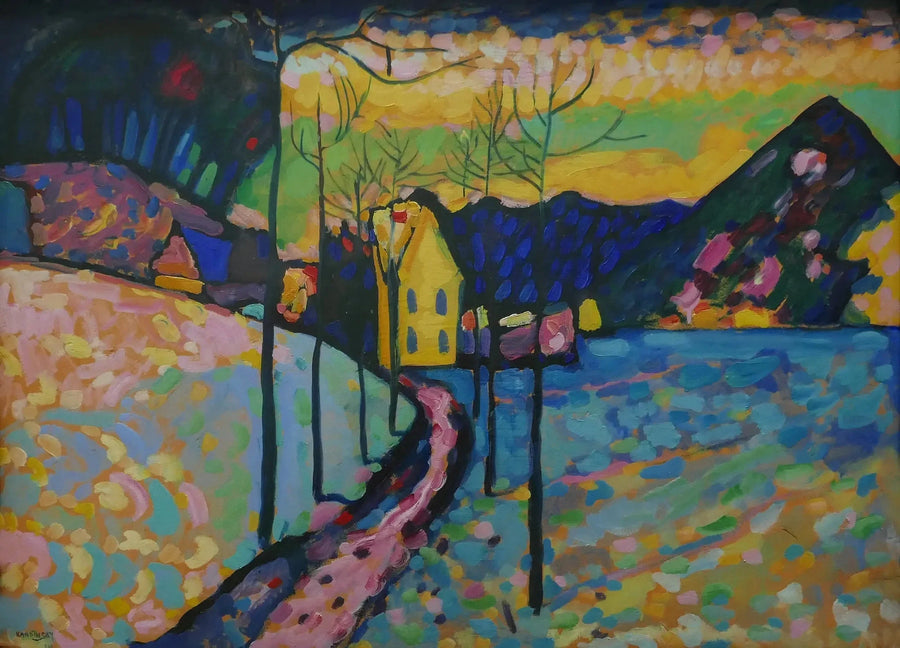 Paisaje de invierno - Vassily Kandinsky