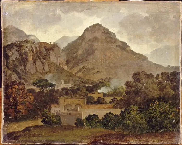 Paisaje de Italia - Anne-Louis Girodet
