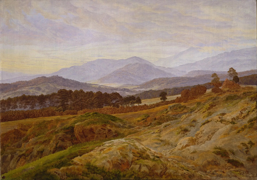 Paisaje en la cordillera de los Gigantes - Caspar David Friedrich