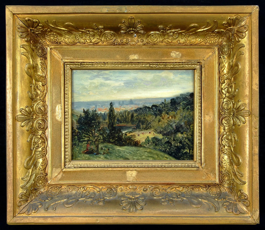 Paisaje en los alrededores de París - Ary Scheffer