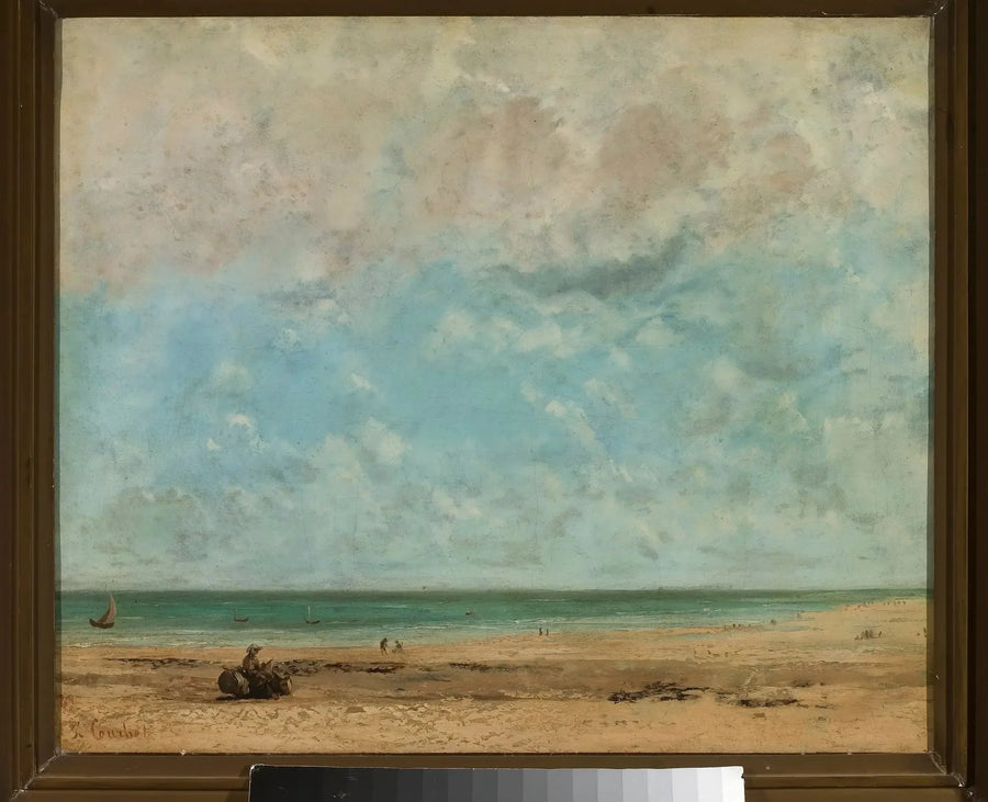 Paisaje de la costa - Gustave Courbet