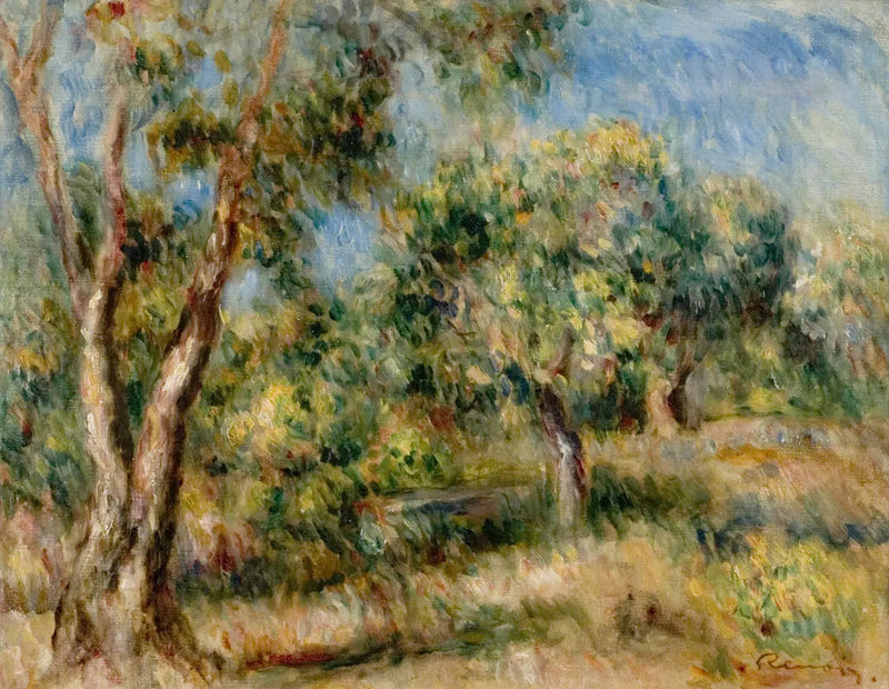 Paisaje de Cagnes - Pierre-Auguste Renoir