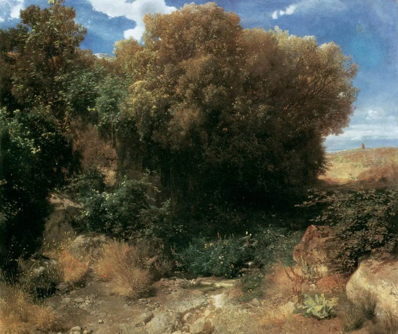 Paisaje campestre - Arnold Böcklin