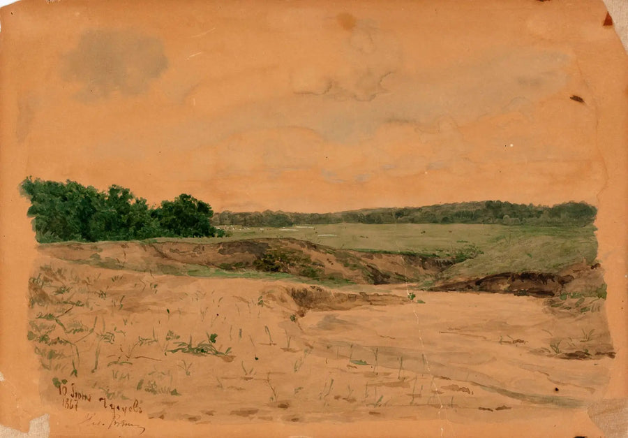 Paisaje de Chuguev - Ilya Repin