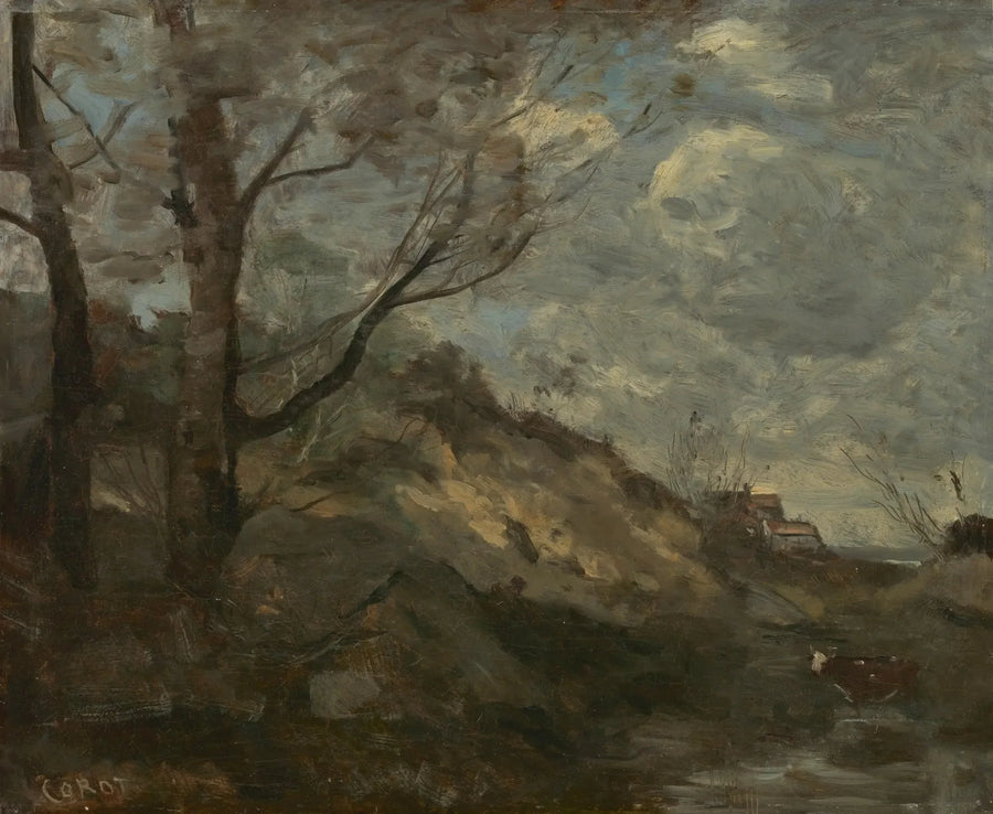 Paisaje de dunas - Jean-Baptiste Camille Corot