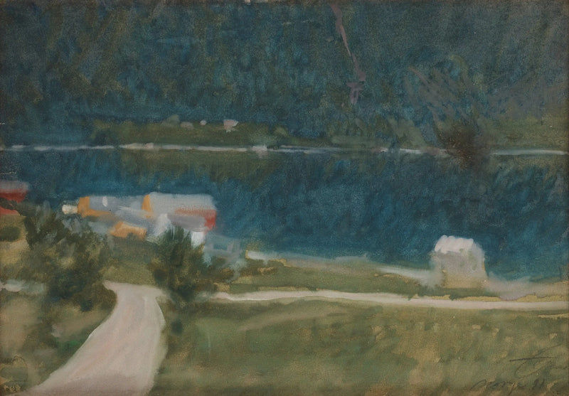 Paisaje de fiordo - Anders Zorn