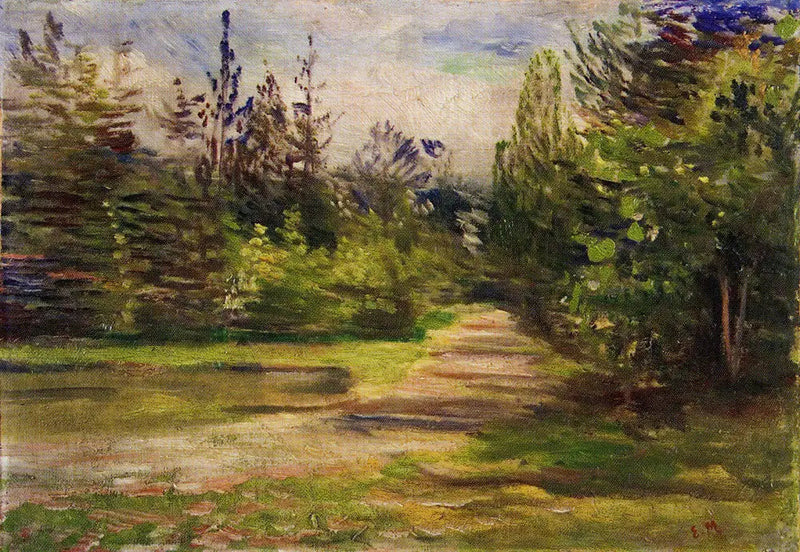 Paisaje de bosque - Edvard Munch