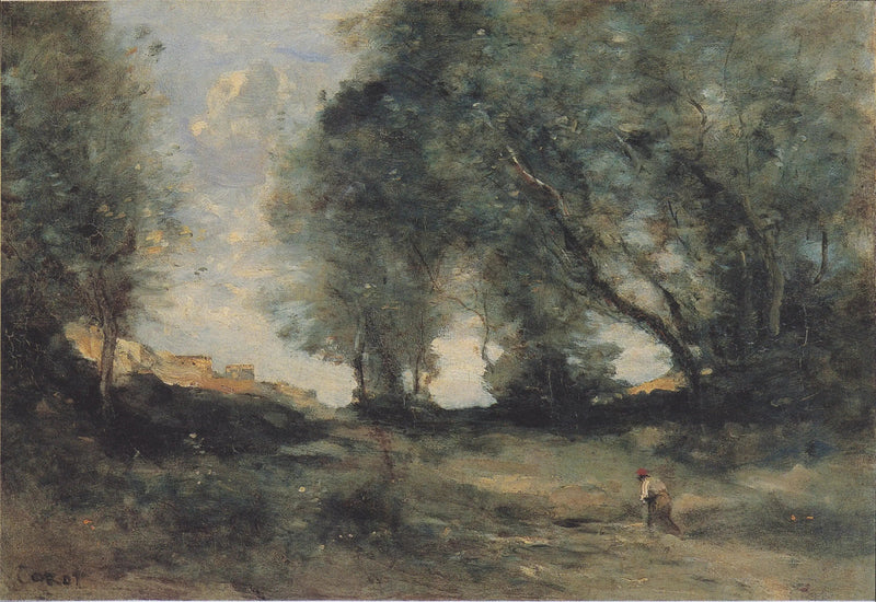 Paisaje de bosque - Jean-Baptiste Camille Corot