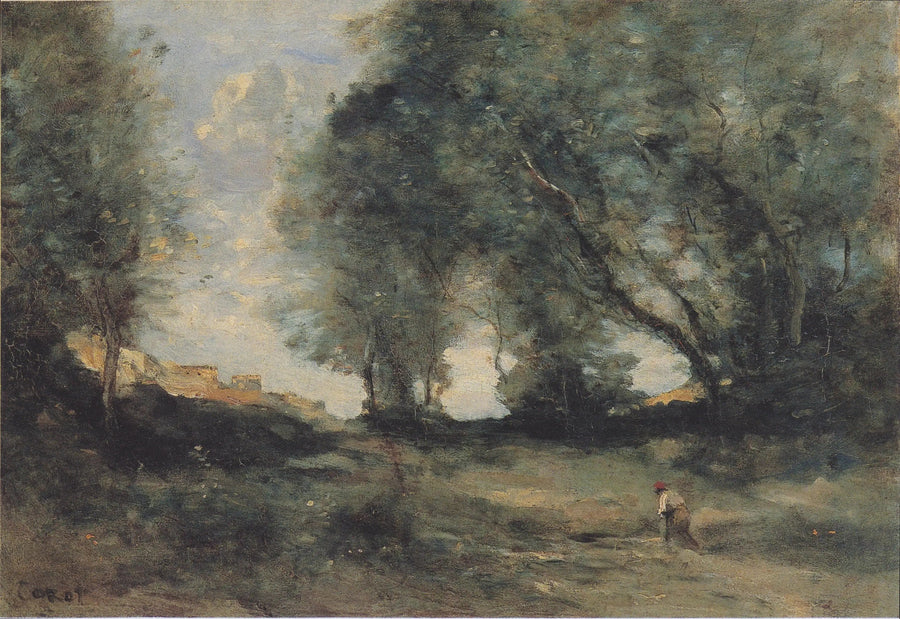 Paisaje de bosque - Jean-Baptiste Camille Corot