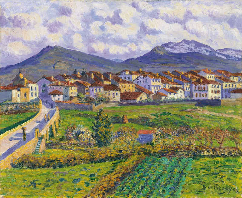 Paisaje de Hernani - Dari��o de Regoyos