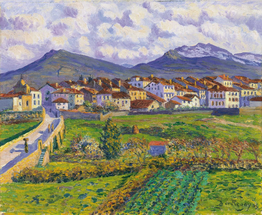 Paisaje de Hernani - Dari��o de Regoyos