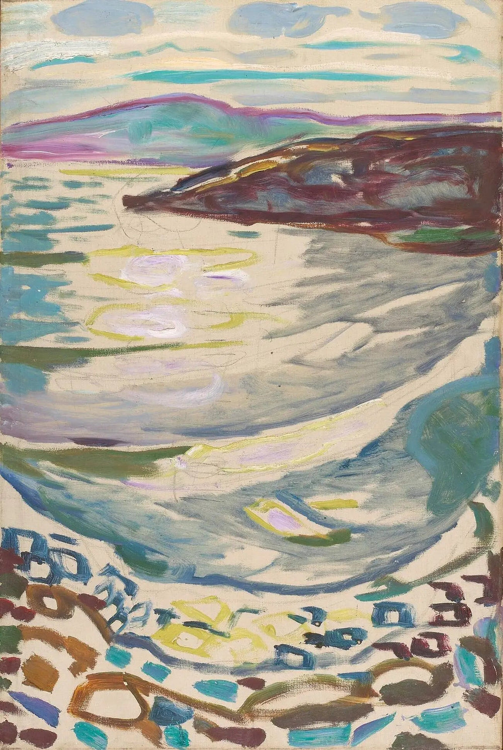 Paysage de Hvitsten - Edvard Munch image 1 reproduction réalisée par Alpha Reproduction