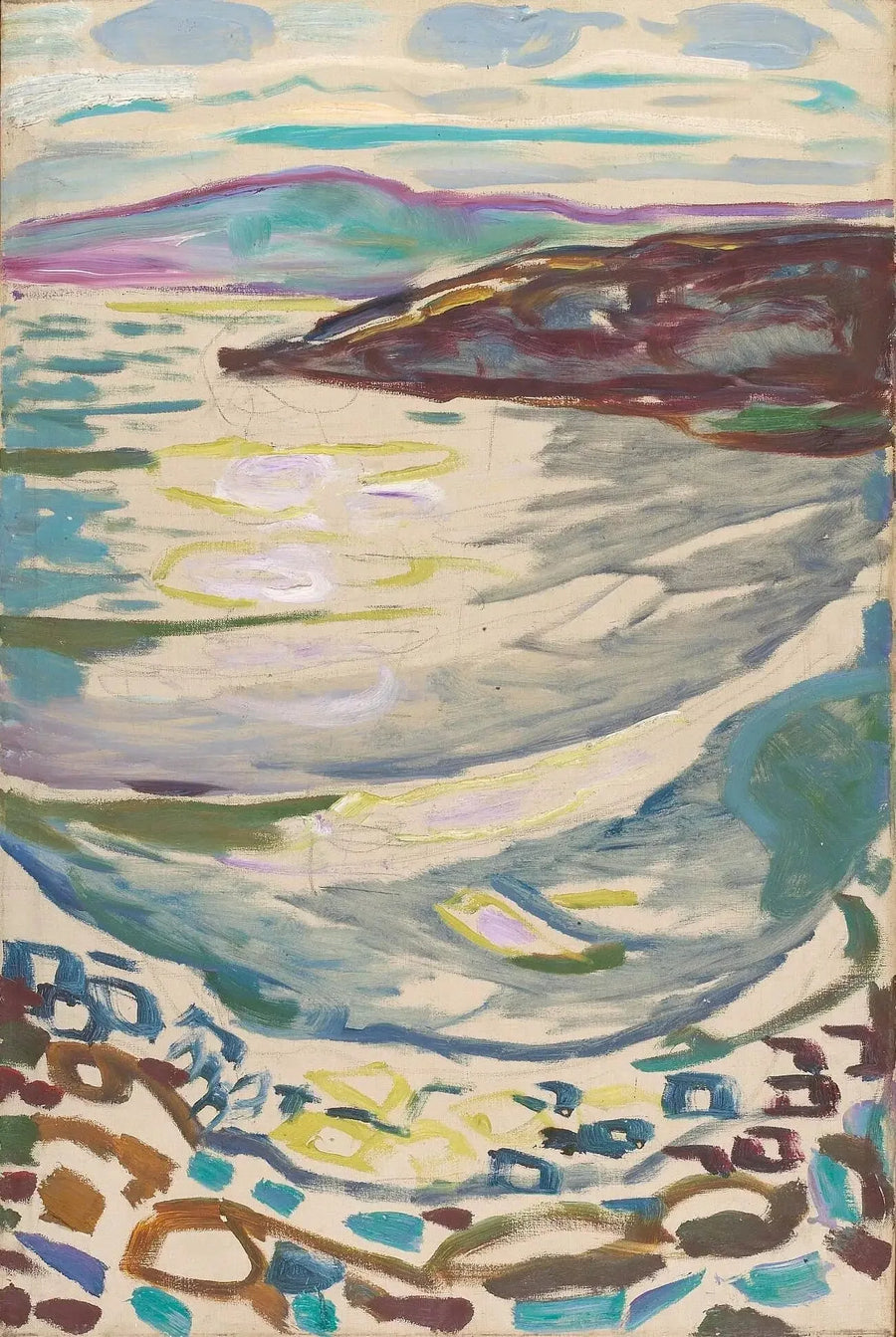 Paisaje de Hvitsten - Edvard Munch