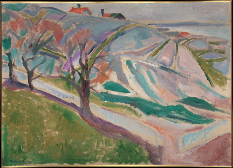 Paisaje de Kragerø - Edvard Munch