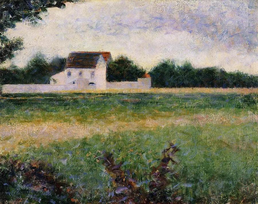 Paisaje de la Isla de Francia - Georges Seurat