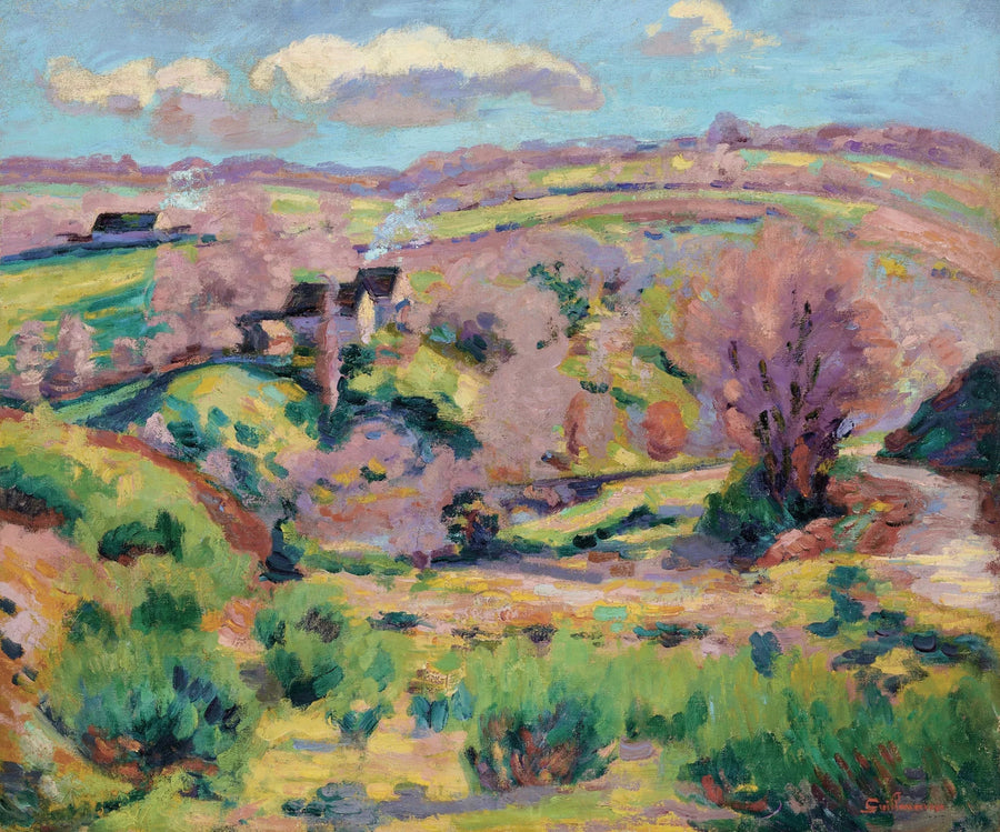 Paisaje de la Creuse, en primavera - Armand Guillaumin
