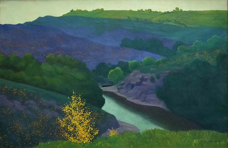 Paisaje de La Creuse - Félix Vallotton
