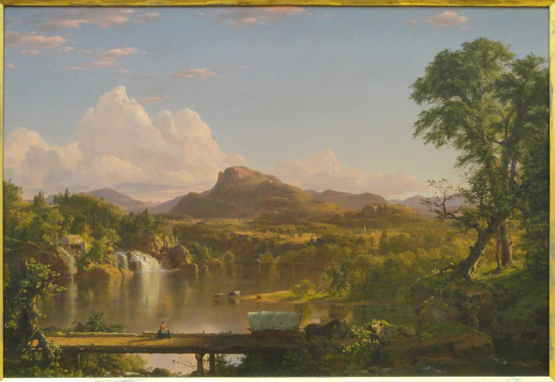 Paisaje de Nueva Inglaterra - Frederic Edwin Church