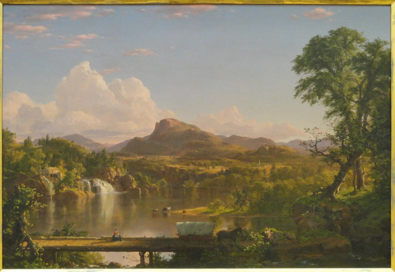 Paisaje de Nueva Inglaterra - Frederic Edwin Church