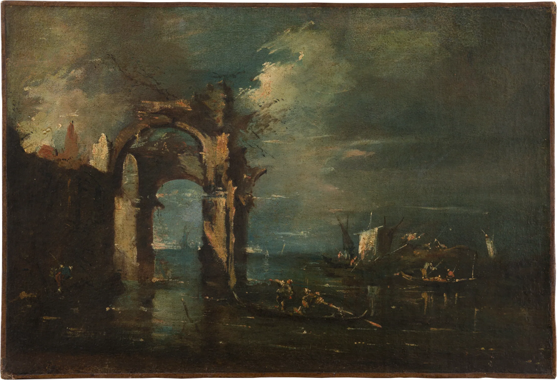 Paisaje de laguna - Francesco Guardi
