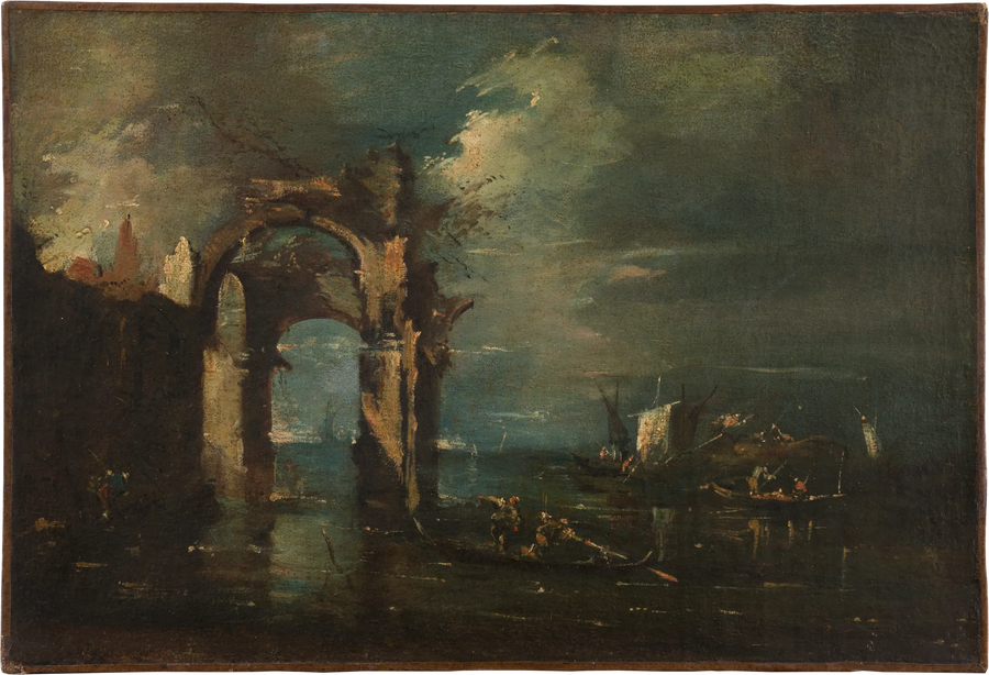 Paisaje de laguna - Francesco Guardi