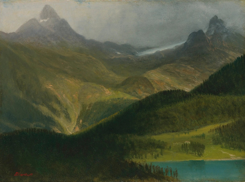 Paisaje de montaña - Albert Bierstadt