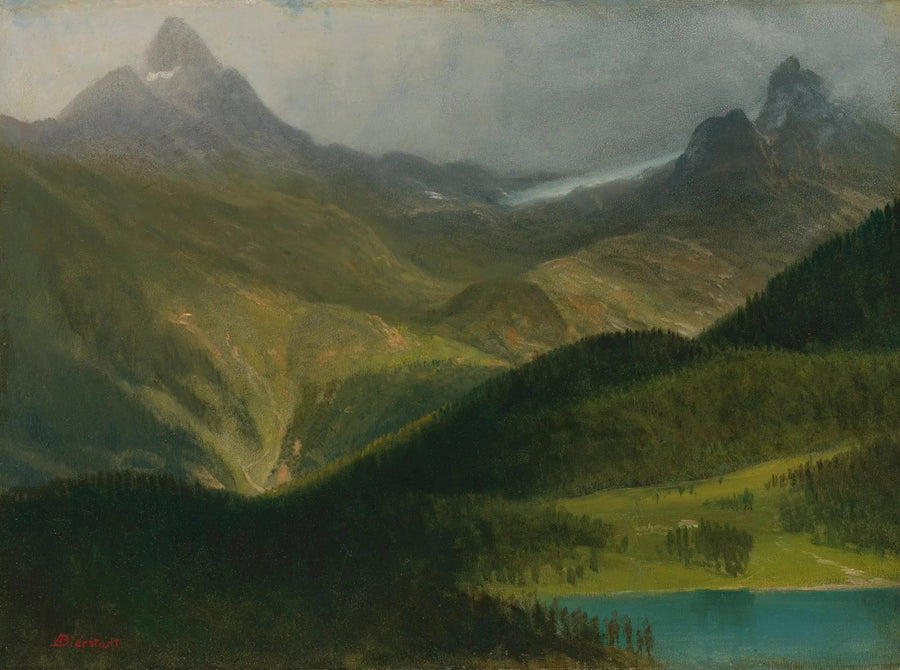 Paisaje de montaña - Albert Bierstadt