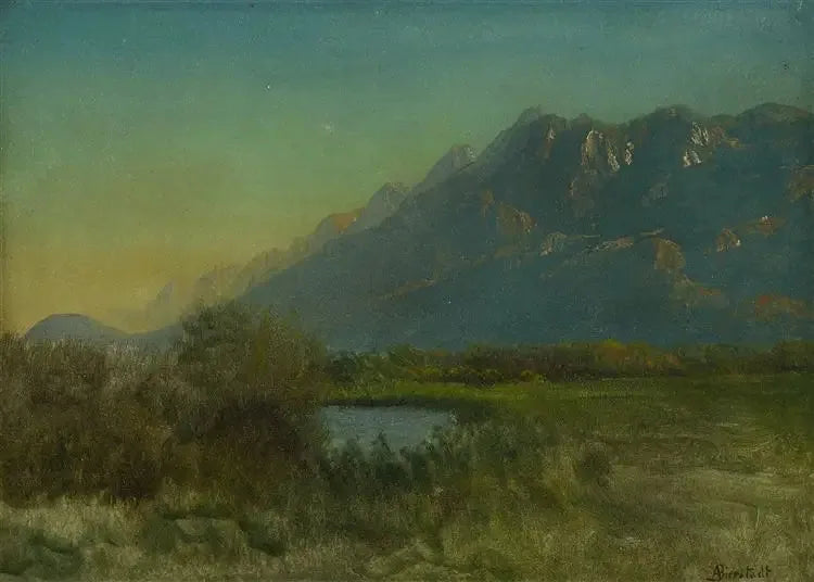 Paisaje de montaña - Albert Bierstadt