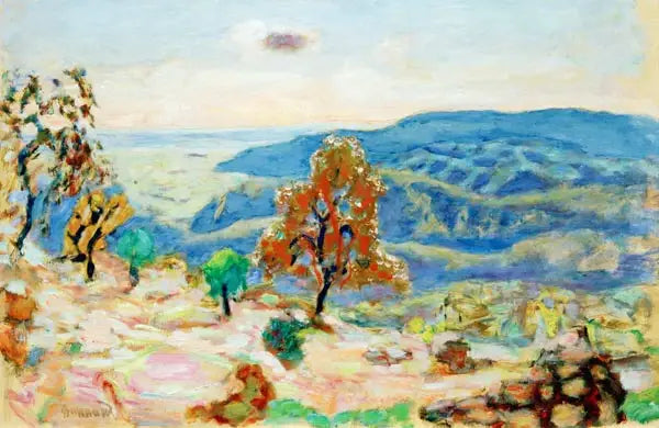 Paysage de montagne - Pierre Bonnard image 1 tableau peint à l’huile sur toile