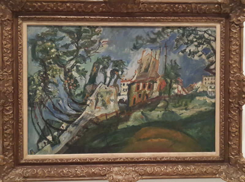 Paisaje de Montmartre - Chaim Soutine