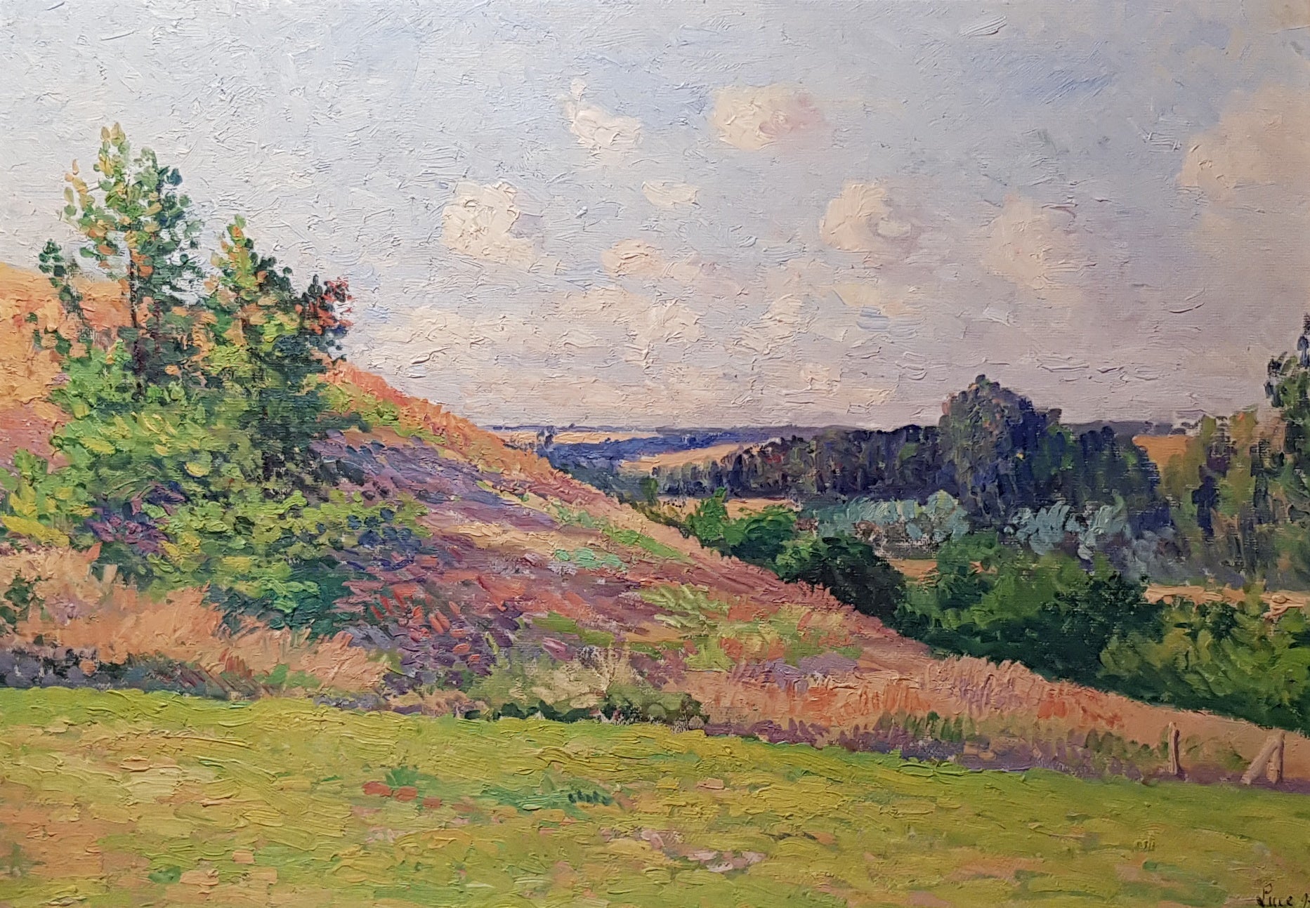 Paysage de Normandie Bazincourt - Maximilien Luce - Alpha Reproduction