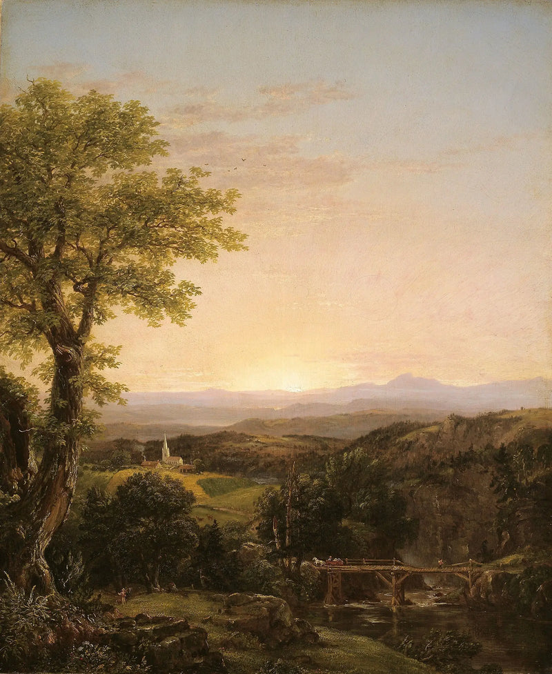Paisaje de Nueva Inglaterra - Thomas Cole