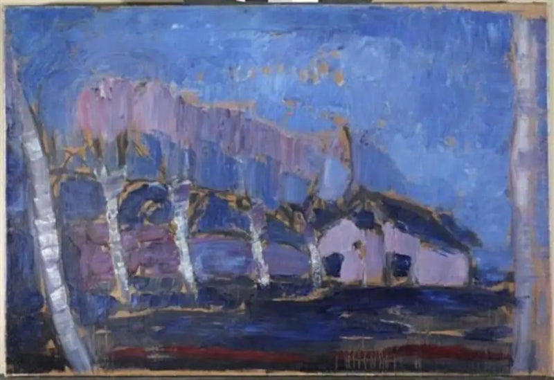 Paisaje nocturno II - Piet Mondrian