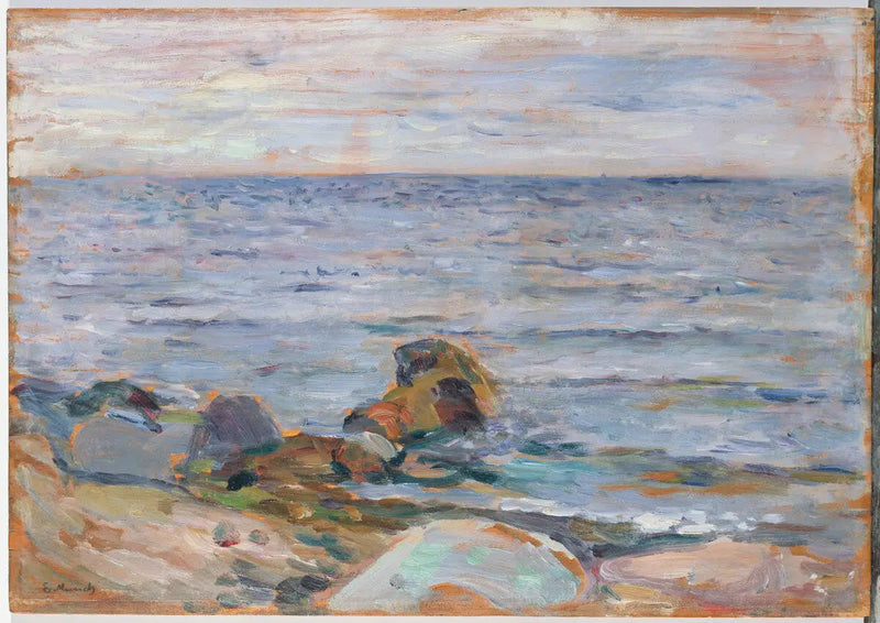 Paisaje de playa - Edvard Munch