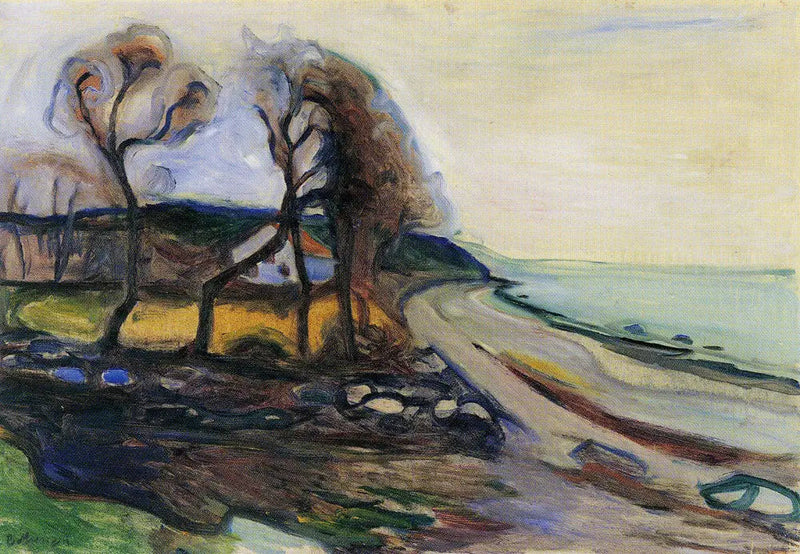 Paisaje de playa - Edvard Munch