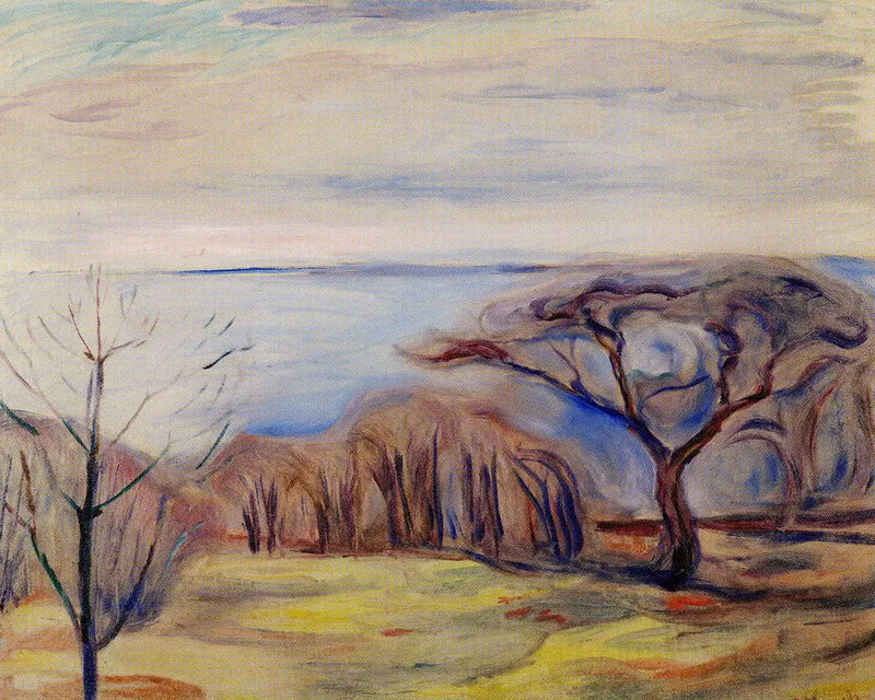 Paisaje de primavera - Edvard Munch
