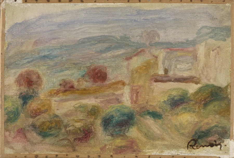 Paisaje de Provenza - Pierre-Auguste Renoir